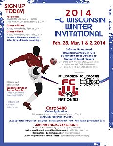 Thank You for Making the 2014 FC Wisconsin Winter Invitational A Success!